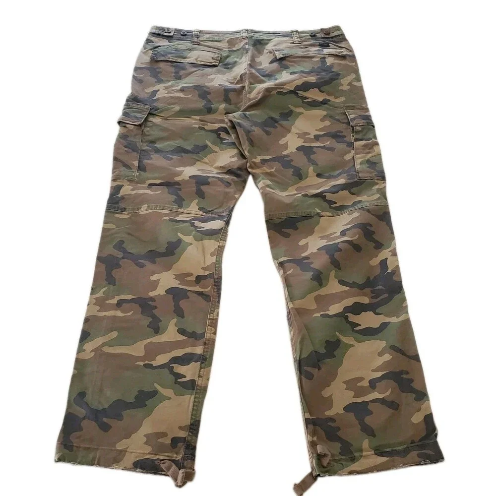 American Eagle Pants Mens 36x32 (Actual 36x30) Camo Cargo Army Original Straight